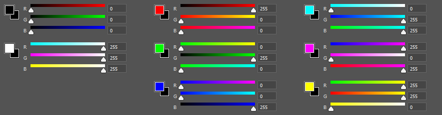 RGB: Color Mode Range
